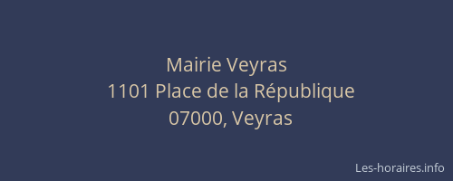 Mairie Veyras