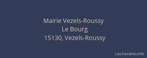 Mairie Vezels-Roussy