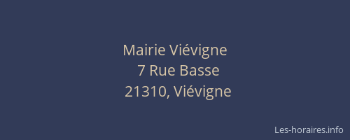 Mairie Vi&eacute;vigne