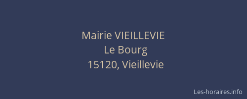 Mairie VIEILLEVIE