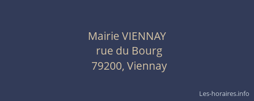 Mairie VIENNAY