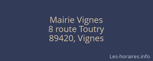 Mairie Vignes