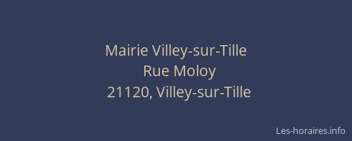 Mairie Villey-sur-Tille