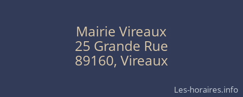 Mairie Vireaux