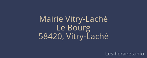 Mairie Vitry-Laché