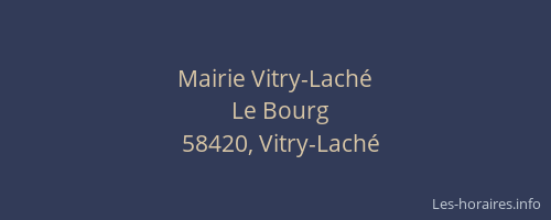 Mairie Vitry-Lach&eacute;