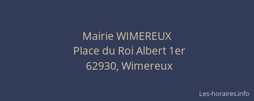 Mairie WIMEREUX