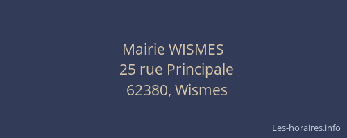 Mairie WISMES