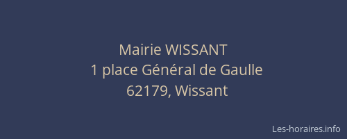 Mairie WISSANT
