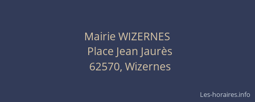 Mairie WIZERNES
