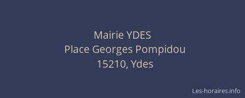 Mairie YDES