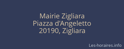 Mairie Zigliara