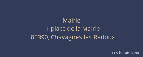 Mairie
