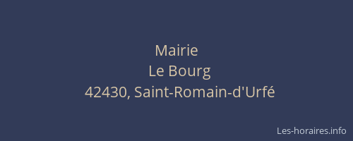 Mairie