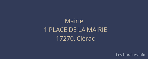 Mairie