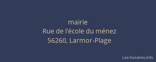 mairie