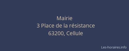Mairie
