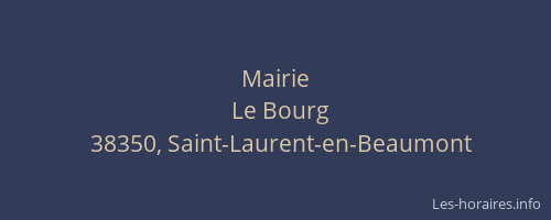 Mairie