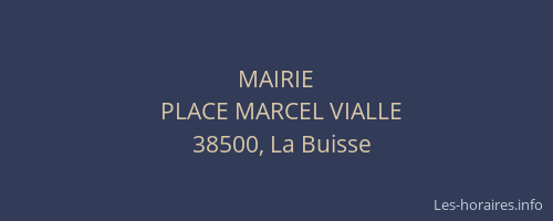 MAIRIE
