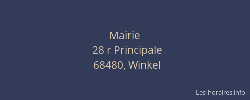 Mairie