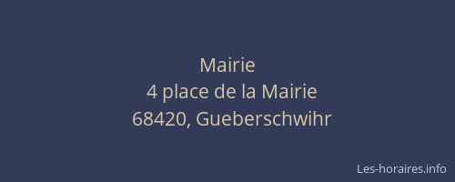 Mairie