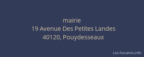 mairie