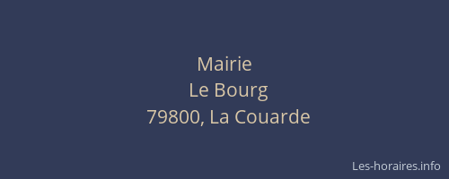 Mairie