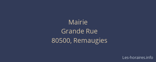 Mairie