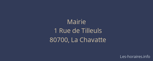 Mairie