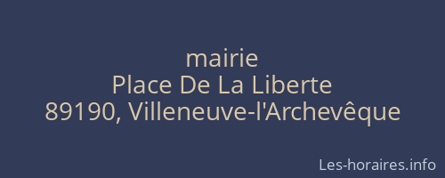 mairie