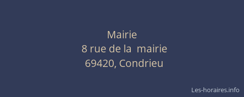 Mairie