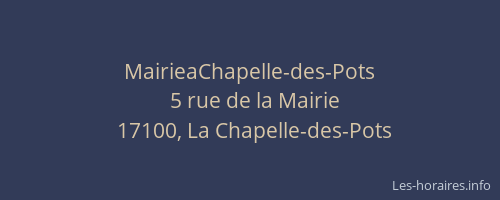 MairieaChapelle-des-Pots