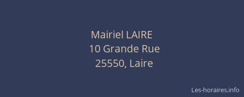 Mairiel LAIRE
