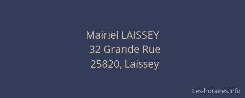 Mairiel LAISSEY