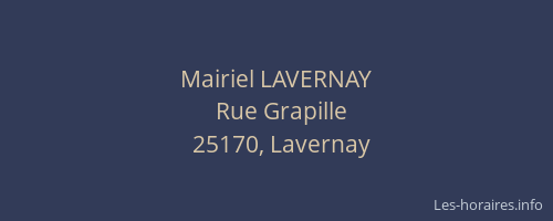 Mairiel LAVERNAY