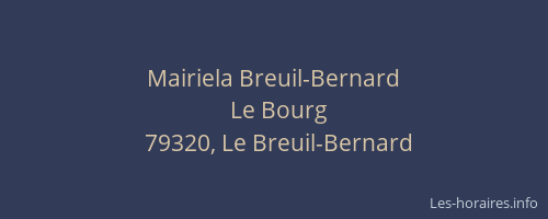 Mairiela Breuil-Bernard