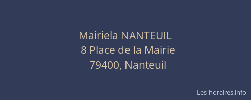 Mairiela NANTEUIL