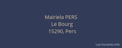 Mairiela PERS