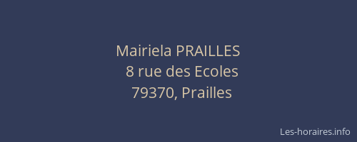 Mairiela PRAILLES