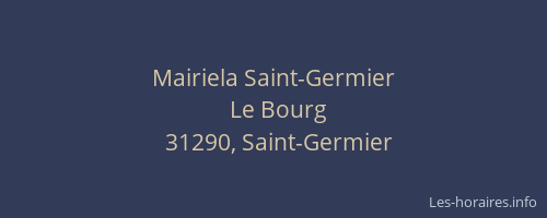 Mairiela Saint-Germier