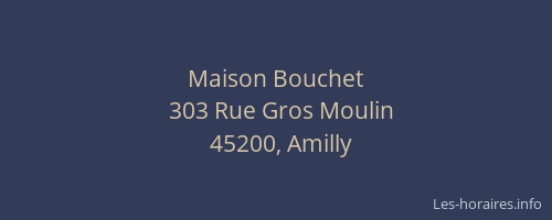 Maison Bouchet