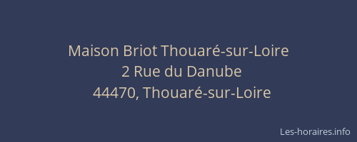 Maison Briot Thouaré-sur-Loire