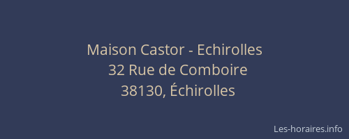 Maison Castor - Echirolles