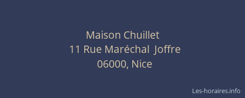 Maison Chuillet