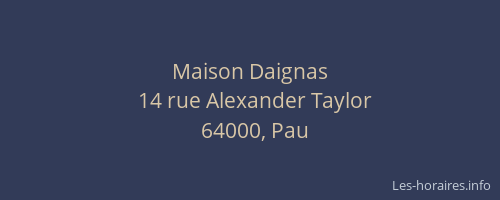 Maison Daignas