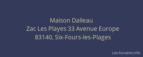 Maison Dalleau