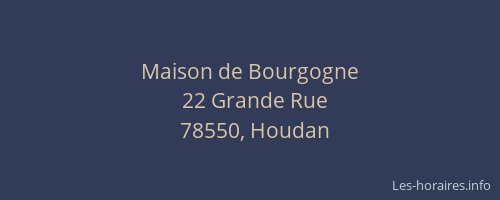 Maison de Bourgogne