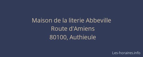 Maison de la literie Abbeville