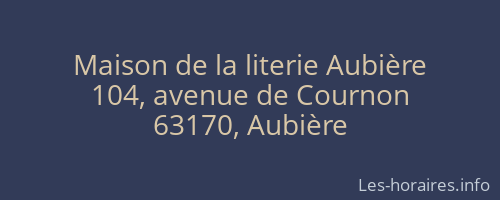 Maison de la literie Aubière
