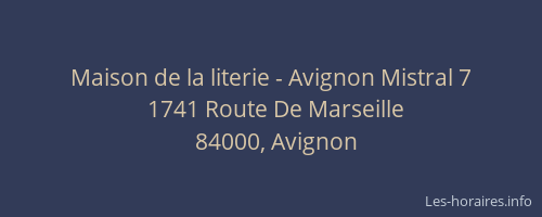Maison de la literie - Avignon Mistral 7